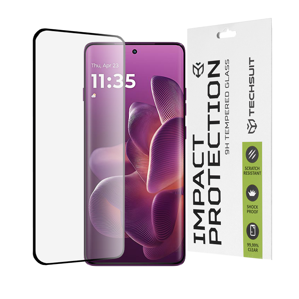 Levně Ochranné sklo Techsuit 111D pro Motorola Edge 60 Pro černé