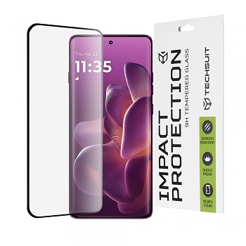 Ochranné sklo Techsuit 111D pro Motorola Edge 60 Pro černé