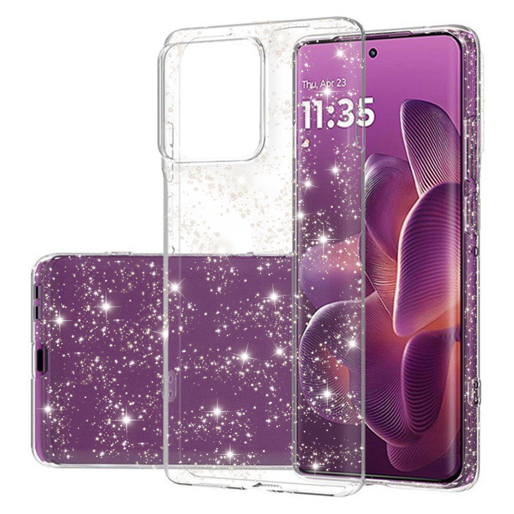 Techsuit SparkleSkin Series pro Motorola Edge 60 Edge 60 Fusion průhledný
