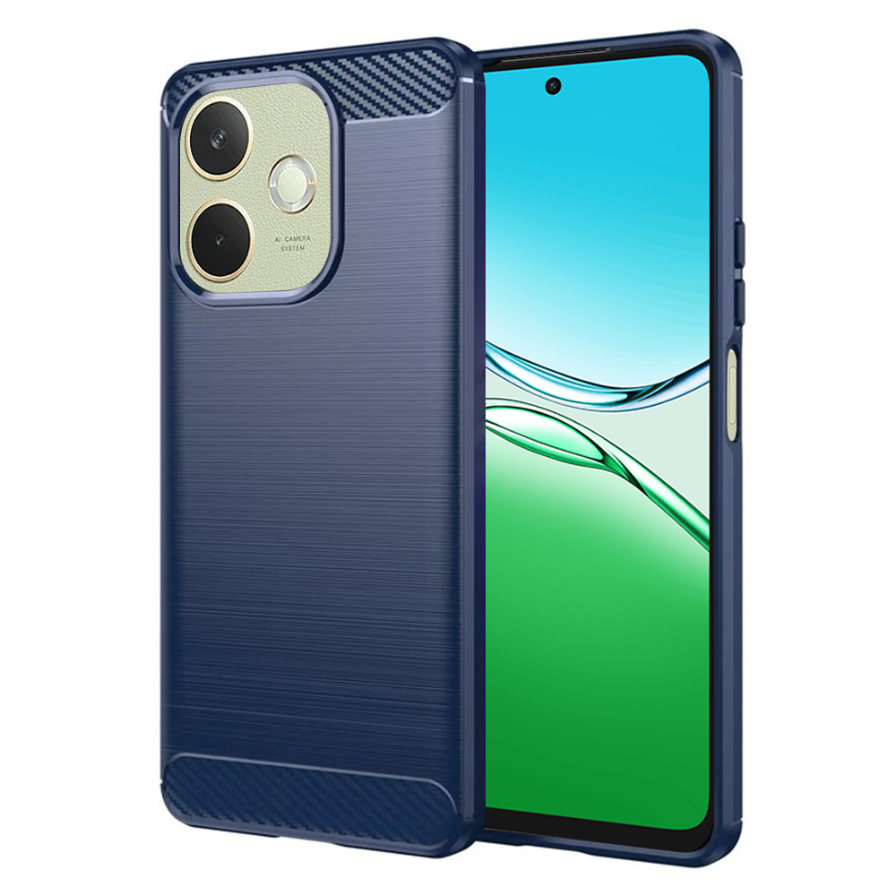 Levně Techsuit Carbon Silicone pro Oppo A5 Pro 4G A5 Pro 5G modrý