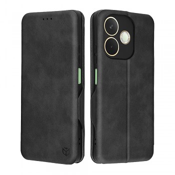 Pouzdro Techsuit Safe Wallet Plus pro Oppo A5 Pro 4G A5 Pro 5G černé