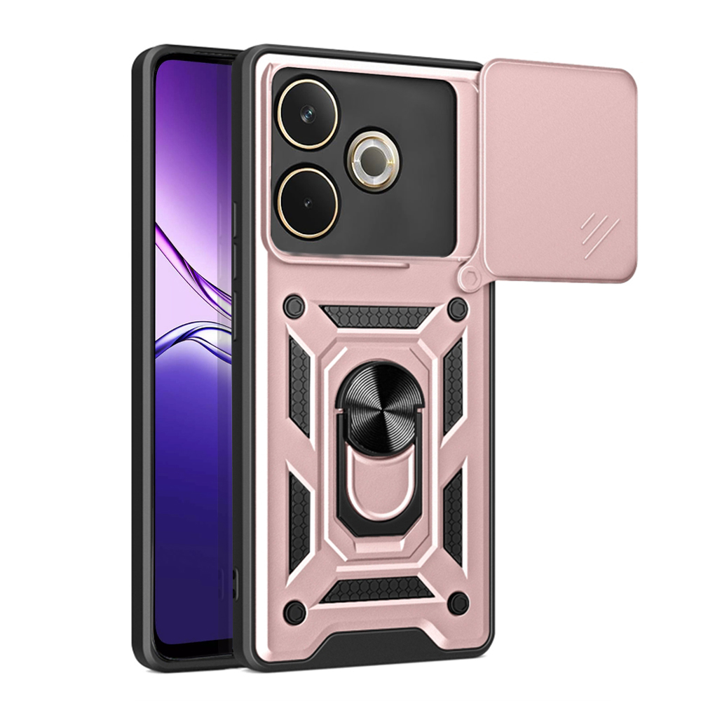 Levně Techsuit CamShield Series Oppo A5 Pro 4G / A5 Pro 5G růžově zlatý