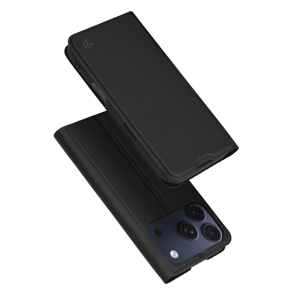 Levně Pouzdro Techsuit Magskin Book pro iPhone 17 Pro černé