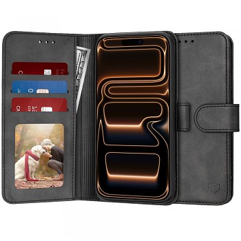 Techsuit Diary Book pro iPhone 17 Pro Max černá