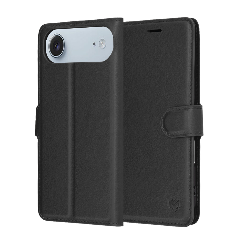 Levně Pouzdro Techsuit Leather Folio pro iPhone 17 Air černé