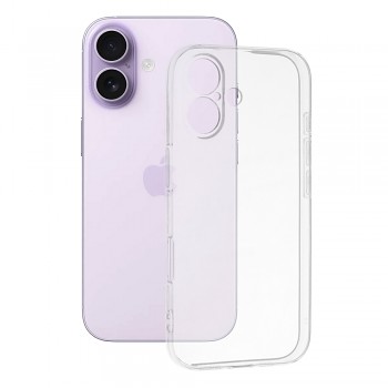 Techsuit silikonový obal iPhone 17 průhledný