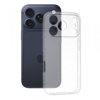 Techsuit silikonový obal iPhone 17 Pro průhledný