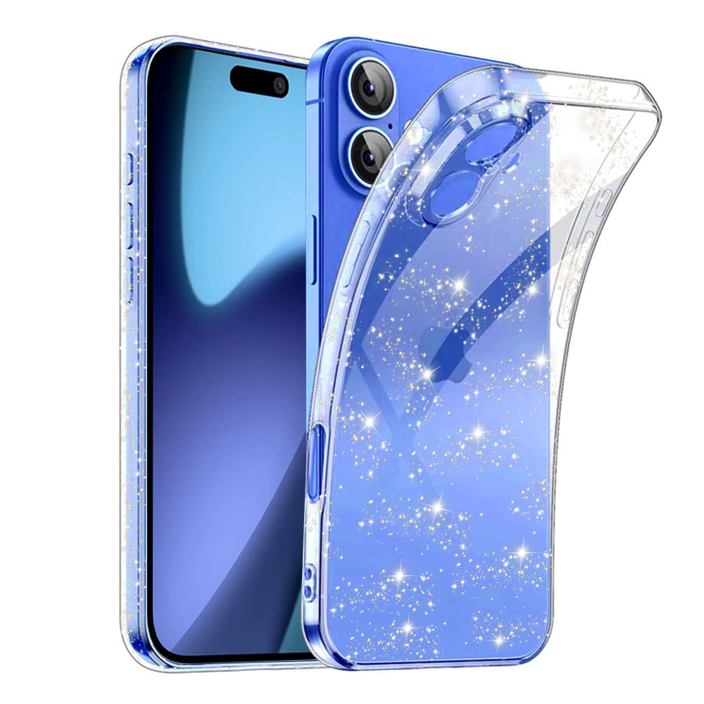 Levně Techsuit SparkleSkin Series iPhone 17 průhledný obal