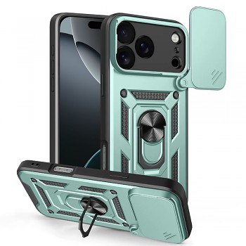 Techsuit CamShield Series pouzdro pro iPhone 17 Pro Max zelené