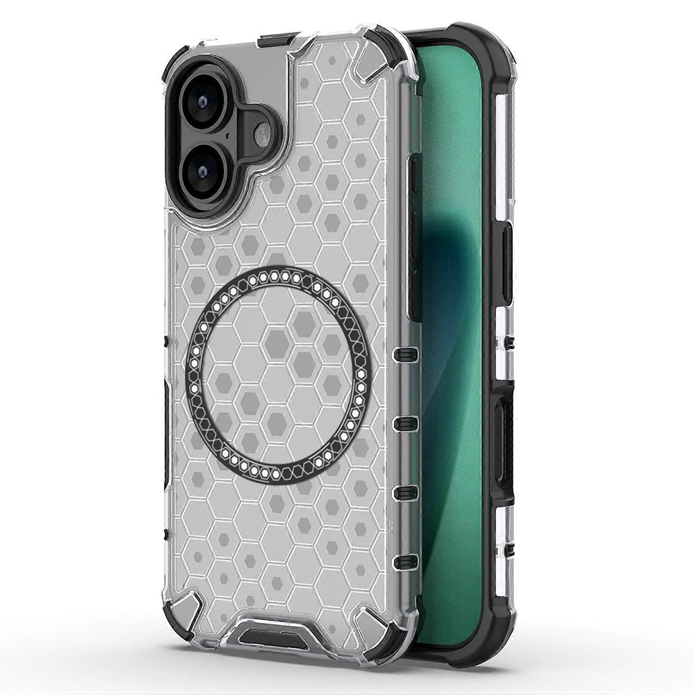 Levně Techsuit HoneyComb Shield MagSafe iPhone 17 bílý
