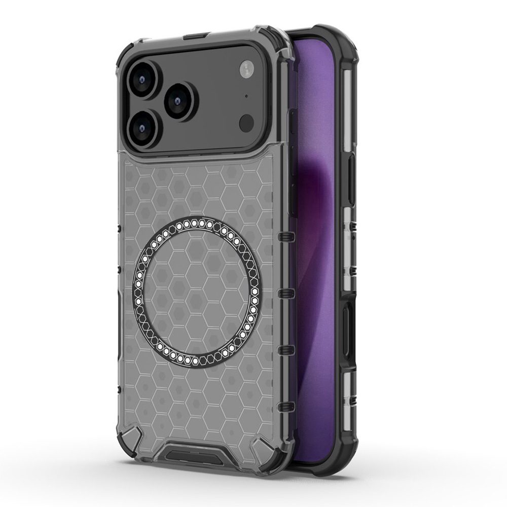 Levně Techsuit HoneyComb Shield MagSafe pro iPhone 17 Pro Max černý