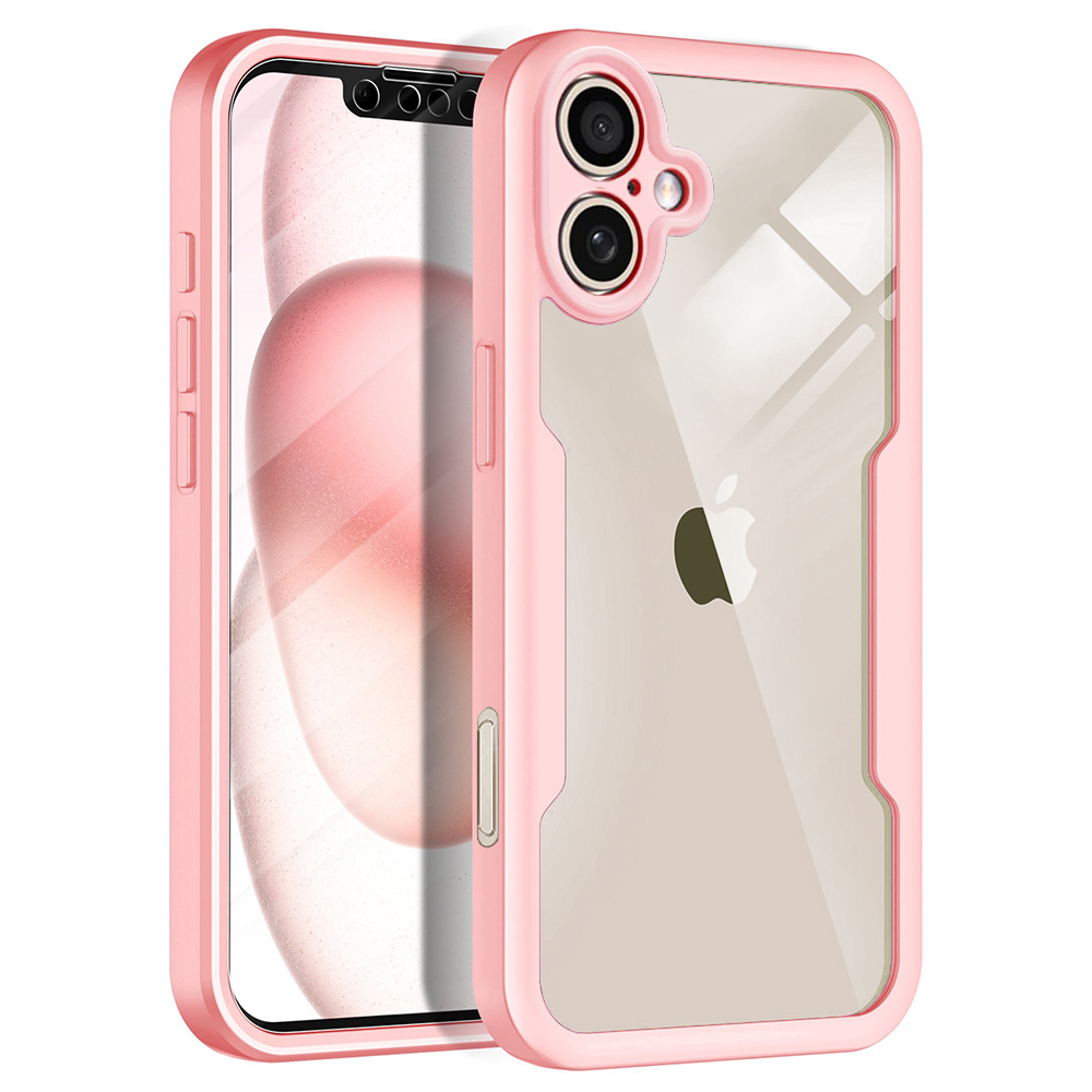 Levně Techsuit ColorVerse 360 Series + Ochranné sklo iPhone 17 růžová