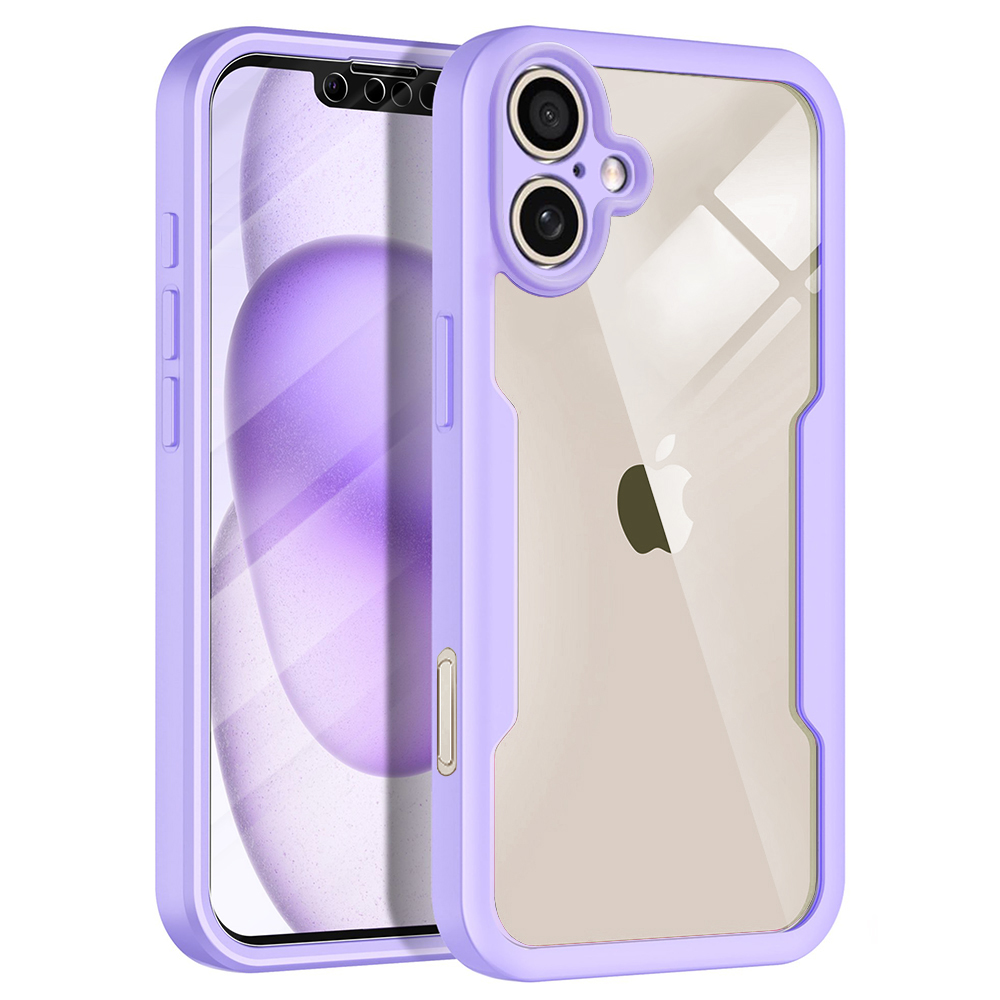 Levně Techsuit ColorVerse 360 Series + Ochranné sklo iPhone 17 Fialová