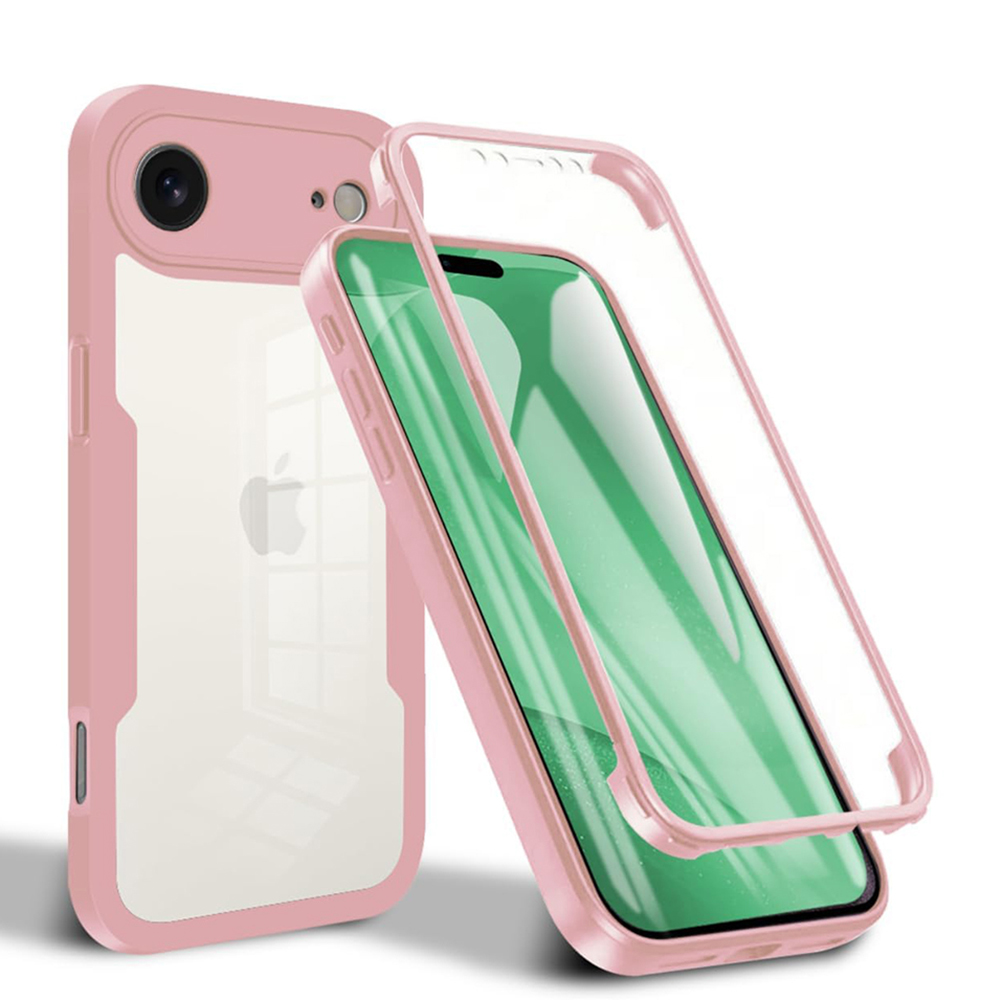 Levně Techsuit ColorVerse 360 Series + Ochranné sklo iPhone 17 Air Růžová