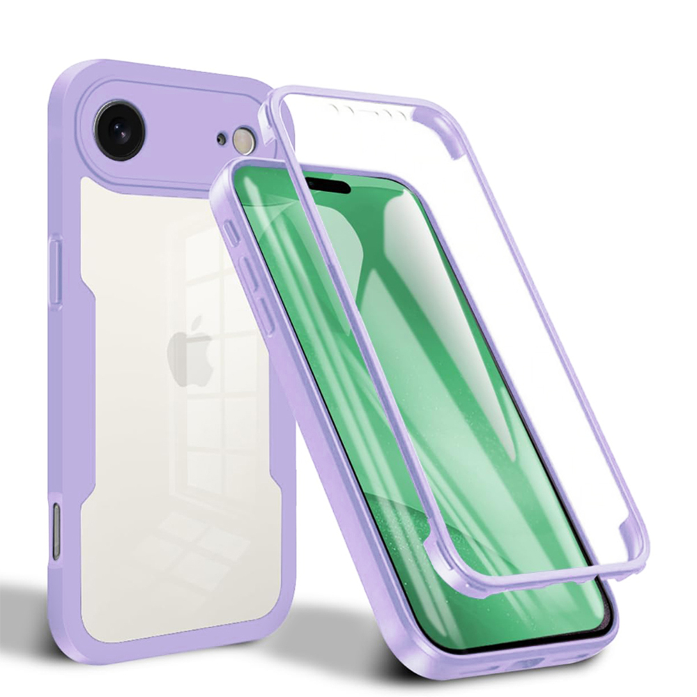 Levně Techsuit ColorVerse 360 Series Ochranné sklo iPhone 17 Air Fialová