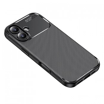 Pouzdro Techsuit CarbonFiber pro iPhone 17 černé