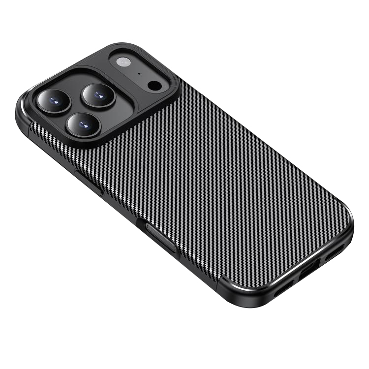 Levně Pouzdro Techsuit CarbonFiber pro iPhone 17 Pro černé