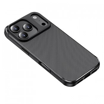 Pouzdro Techsuit CarbonFiber pro iPhone 17 Pro černé