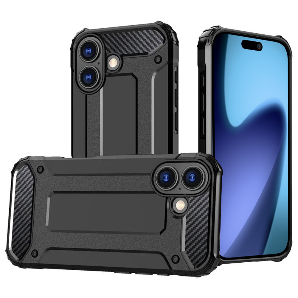 Levně Techsuit Hybrid Armor pro iPhone 17 černý