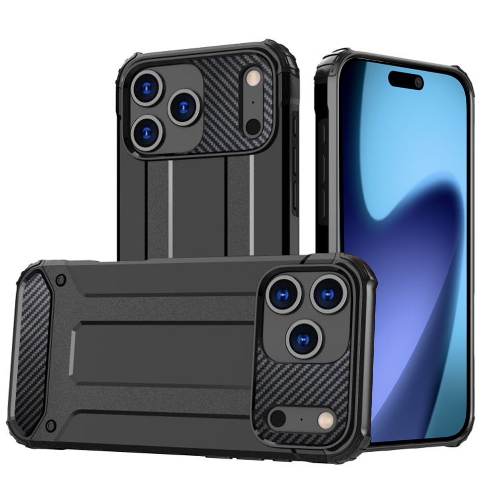 Levně Techsuit Hybrid Armor pro iPhone 17 Pro Max černý