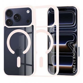 Techsuit MagSafe Pro pro iPhone 17 Pro v růžové barvě
