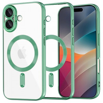 Techsuit Luxury Crystal MagSafe pro iPhone 17 světle zelená