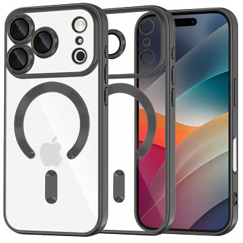 Techsuit Luxury Crystal MagSafe pro iPhone 17 Pro černý