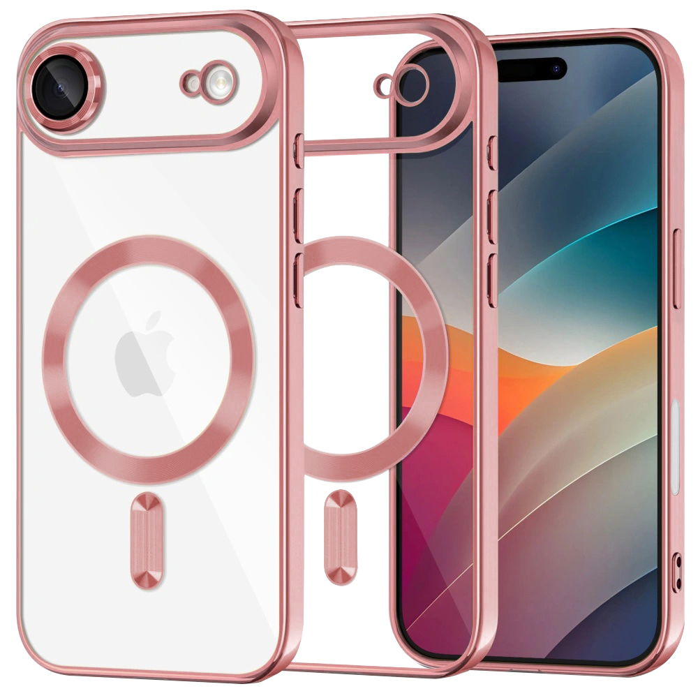 Levně Techsuit Luxury Crystal MagSafe pro iPhone 17 Air růžový