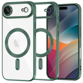 Techsuit Luxury Crystal MagSafe pro iPhone 17 Air v tmavě zelené