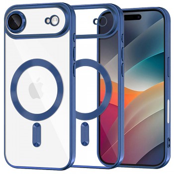 Techsuit Luxury Crystal MagSafe iPhone 17 Air tmavě modrá