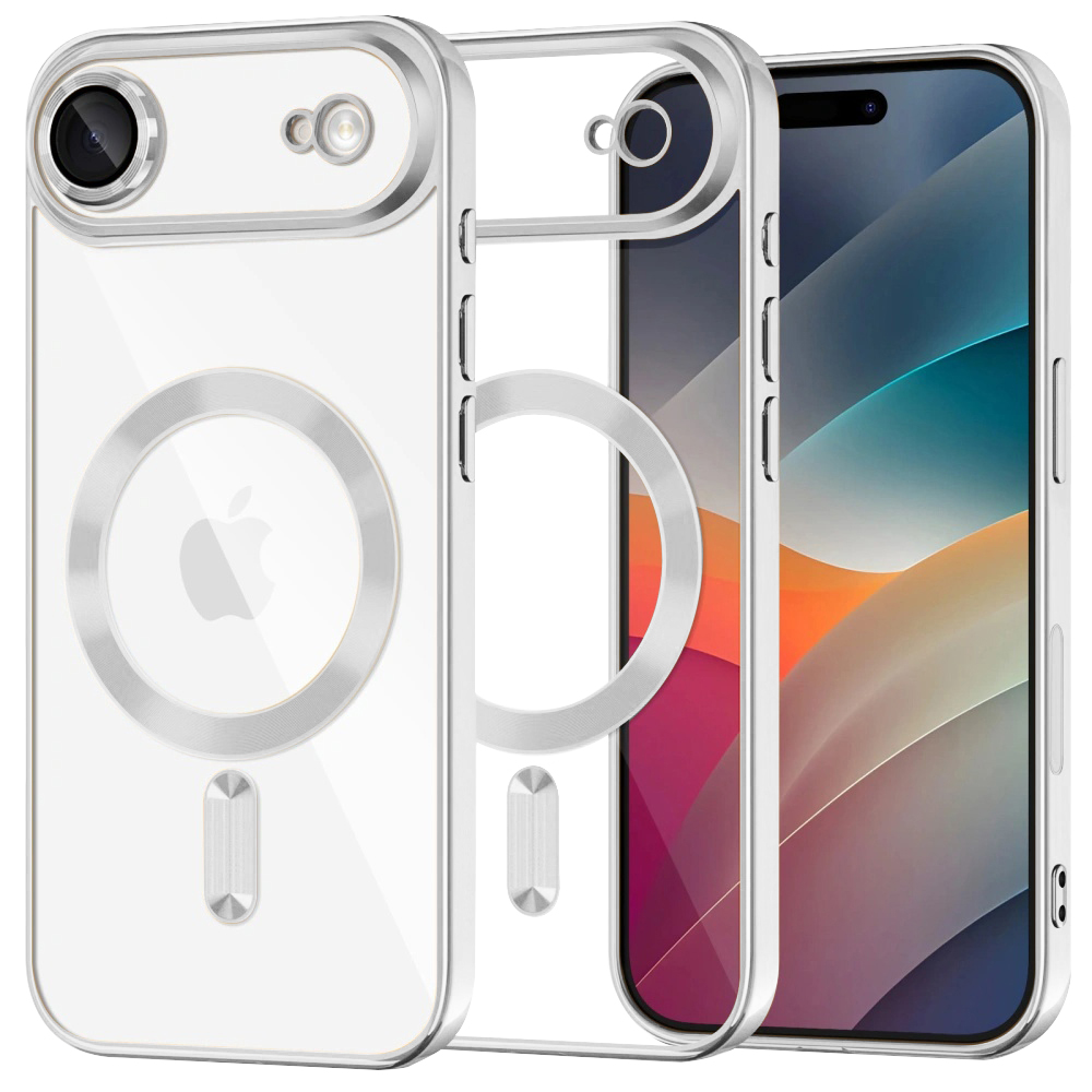 Levně Techsuit Luxury Crystal MagSafe pro iPhone 17 Air stříbrný