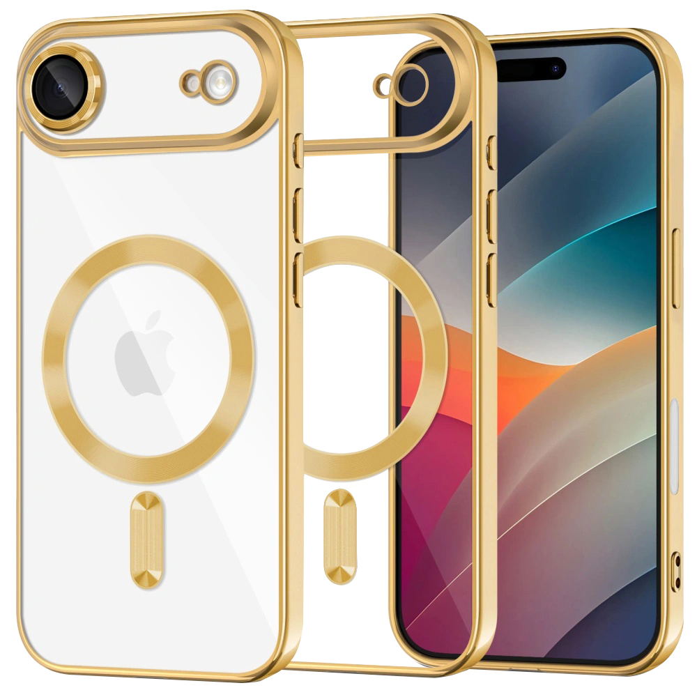 Levně Techsuit Luxury Crystal MagSafe pro iPhone 17 Air zlatý