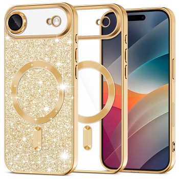 Techsuit Luxury Glitter MagSafe pro iPhone 17 Air zlatý