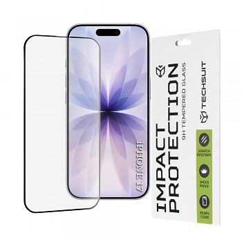 Ochranné sklo Techsuit 111D pro iPhone 17 iPhone 16 Pro černé