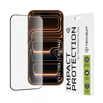 Ochranné sklo Techsuit 111D pro iPhone 17 Pro Max černé