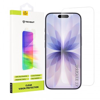 Techsuit Clear Vision Glass pro iPhone 17 průhledný