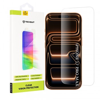 Techsuit Clear Vision Glass pro iPhone 17 Pro Max průhledný