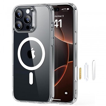 ESR Classic Hybrid HaloLock pro iPhone 16 Pro průhledný