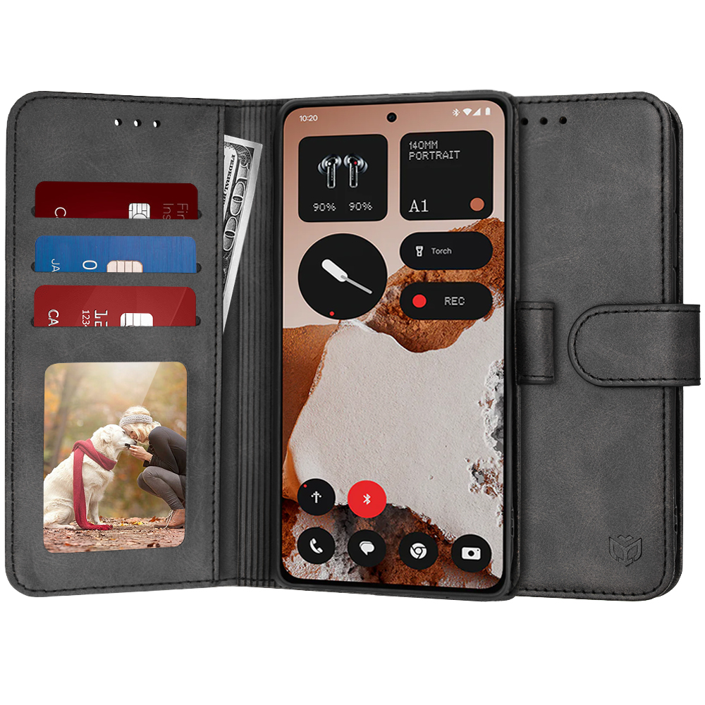 Levně Techsuit Diary Book Nothing CMF Phone 2 Pro Černá