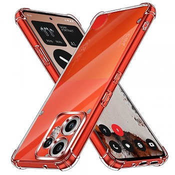 Techsuit Shockproof průhledný silikonový obal Nothing CMF Phone 2 Pro průhledný