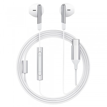 Acefast Wired Earphones L3 Type-C s mikrofonem 1.2m bílé