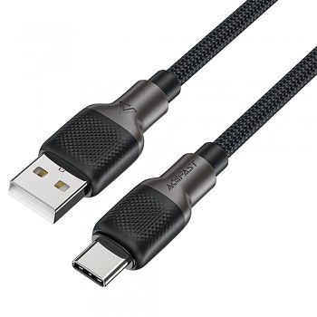 Acefast Datový kabel C10-04 Rychlé nabíjení USB na Type-C 1.2m černý