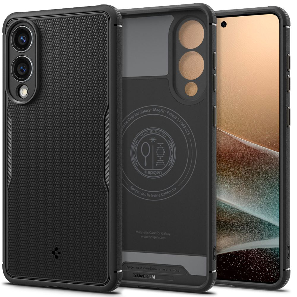 Levně Spigen Core Armor MagSafe Samsung Galaxy S25 Edge matná černá
