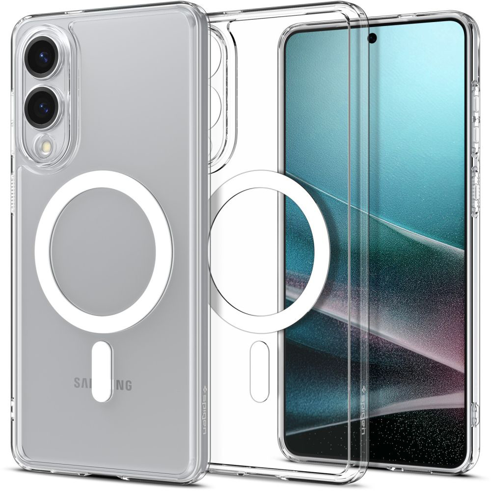Levně Spigen Ultra Hybrid MagSafe Samsung Galaxy S25 Edge čirý bílý