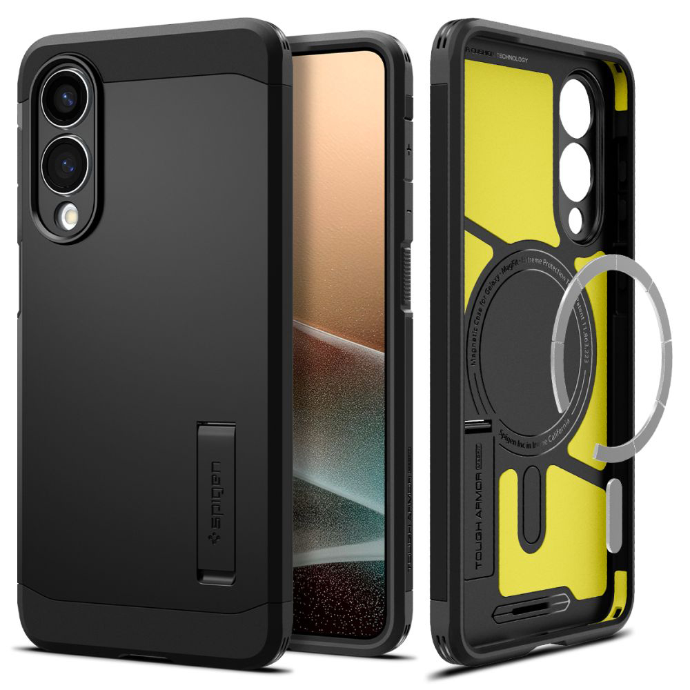 Levně Spigen Tough Armor MagSafe pro Samsung Galaxy S25 Edge černý