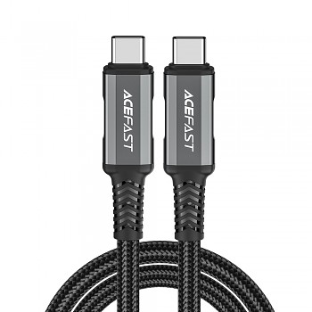 Acefast Data Cable C1-09 USB-C na USB-C 1m šedá černá