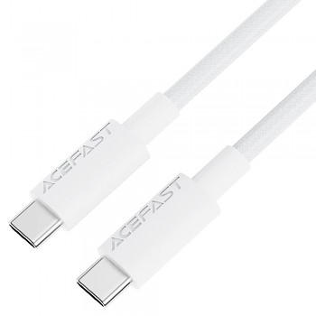 Acefast Datový kabel C18-03 Type-C na Type-C rychlonabíjecí 60W 3A 1.2m bílý