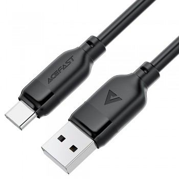 Acefast Datový kabel C16-04 Rychlonabíjecí USB na Type-C 3A 1.2m černý