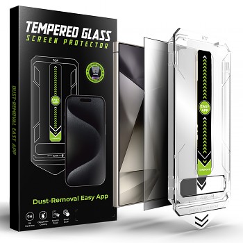 Techsuit TitanGlass CrystalHD pro Samsung Galaxy S24 Ultra Privacy