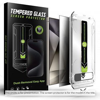 Techsuit TitanGlass CrystalHD pro Samsung Galaxy S25 Plus Galaxy S24 Plus Privacy s ochranou soukromí